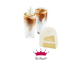 [폴 바셋] 바닐라 쉬폰 케이크(조각)+카페라떼S+아이스크림 카페라떼S 이미지