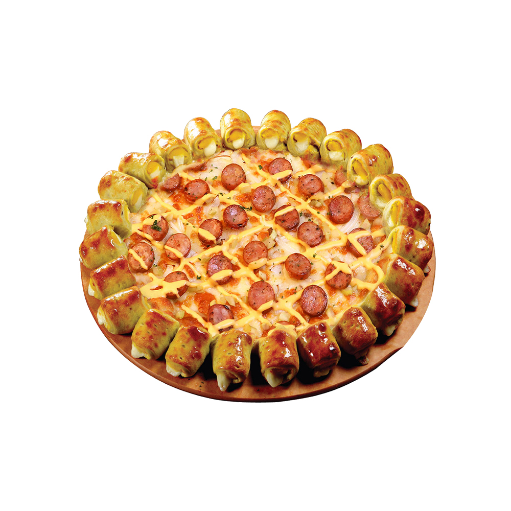 [피자마루] [피자마루] 체다 소세지 피자 바이트 이미지