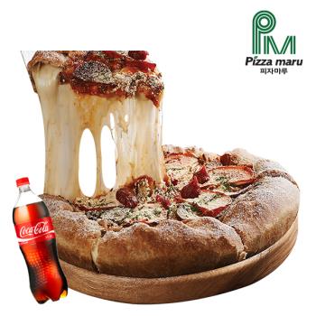 [피자마루] [피자마루] 리얼시카고 오리지널 피자 + 콜라 1.25L 이미지