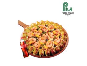 [피자마루] [피자마루] 하와이안 쉬림프 바이트 피자 + 콜라 1.25L 이미지